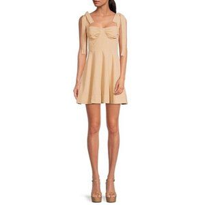 Gianni Bini Everly Bustier Sweetheart Neck Sleeveless Tie Shoulder Dress Size 6